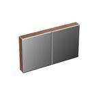 Spiegelkast Forzalaqua Uni 120x68.5x12.5 Cm 2 Deuren, Huis en Inrichting, Badkamer | Badkamermeubels, Ophalen of Verzenden, Nieuw
