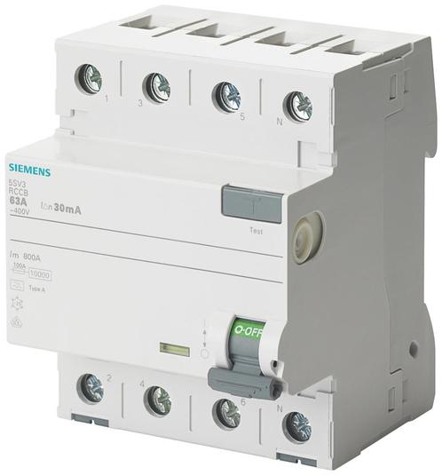 Siemens 5SV Aardlekschakelaar - 5SV33466, Doe-het-zelf en Verbouw, Elektra en Kabels, Overige typen, Nieuw, Verzenden