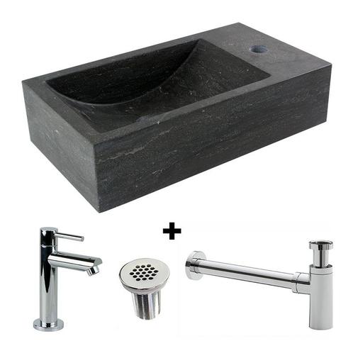 Fontein hardsteen Saniflex recto rechts, Doe-het-zelf en Verbouw, Sanitair, Nieuw, Verzenden