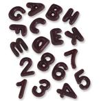Günthart Chocoladedecoratie Letters en Cijfers 410st., Hobby en Vrije tijd, Taarten en Cupcakes maken, Nieuw, Verzenden