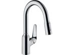 hansgrohe Focus M42 - keukenmengkraan 180 - uittrekbare, Verzenden, Zo goed als nieuw
