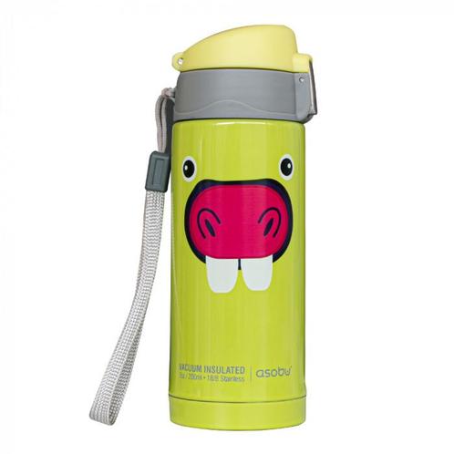 Thermosfles Asobu &quot;Peek-A-Boo Light Green&quot;, 200 ml, Caravans en Kamperen, Kampeeraccessoires, Verzenden