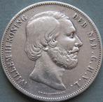 Nederland. Willem III. 2 1/2 Gulden 1862a (Zonder, Postzegels en Munten, Munten | Nederland