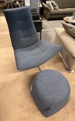 Yoga King draai fauteuil + Vanni poef (ROM1961), Ophalen, Minder dan 75 cm, Nieuw, Stof