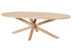 Taste by 4 Seasons Prado teak eettafel met ellips blad 240, Tuin en Terras, Tuinsets en Loungesets, Ophalen of Verzenden, Nieuw