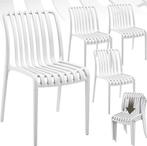 2dekans | tectake® Set van 4 Tuinstoelen Alcudia - Creme -, Tuin en Terras, Tuinsets en Loungesets, Ophalen of Verzenden, Zo goed als nieuw