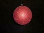 Grote Kerstbal ROOD glitter 15 cm., Nieuw, Ophalen of Verzenden