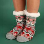 Apollo Dames Fleece Sokken Grijs - Feestelijke Kerstsokken, Kleding | Dames, Schoenen, Ophalen of Verzenden, Nieuw