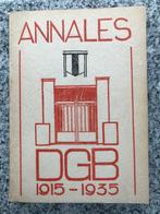 Annales DGB 1915 – 1935 (Gymnasium Delft), Verzenden, 20e eeuw of later, Gelezen