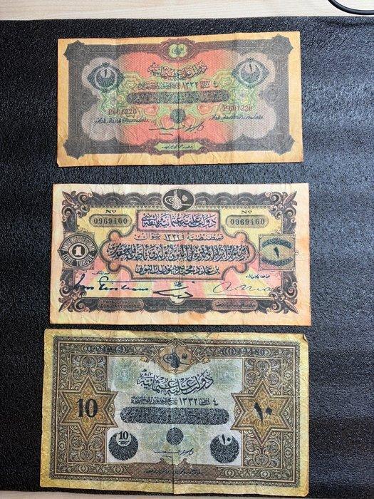 Turkije. - 6 banknotes - various dates (Zonder Minimumprijs), Postzegels en Munten, Bankbiljetten | Europa | Niet-Eurobiljetten