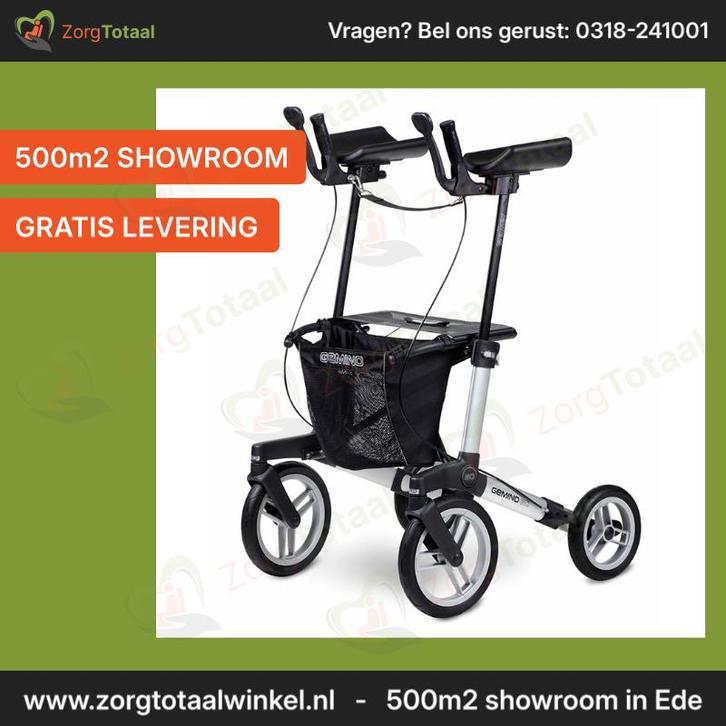 Rollator Sunrise Medical Gemino 60 Walker, Diversen, Rollators, Nieuw, Ophalen of Verzenden