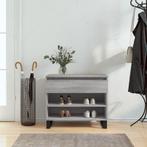vidaXL Schoenenkast 70x36x60 cm bewerkt hout sonoma grijs, Verzenden, Nieuw