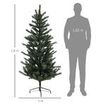 TRUUSK Kerstboom 180 Cm, Vlamvertragend, Metalen Voet, 467 P, Verzenden, Nieuw