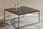 Salontafel Mangohout Carlin 80x80 cm, Overige vormen, 50 tot 100 cm, Nieuw, Industriële meubels