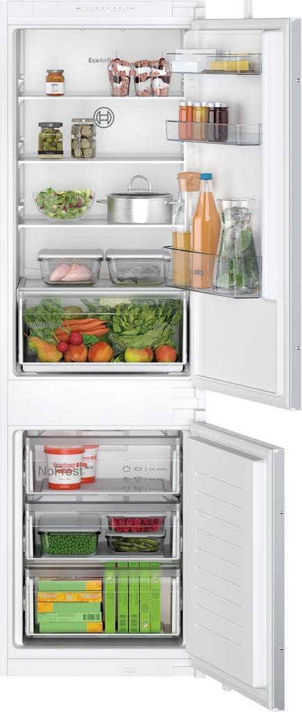 Bosch KIN86NSE0 inbouw koelkast - nis 178 cm. - sleepdeur, Witgoed en Apparatuur, Koelkasten en IJskasten, Met aparte vriezer