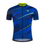 Buzz Fietsshirt Heren Blauw/Fluor geel, Verzenden, Nieuw, Heren