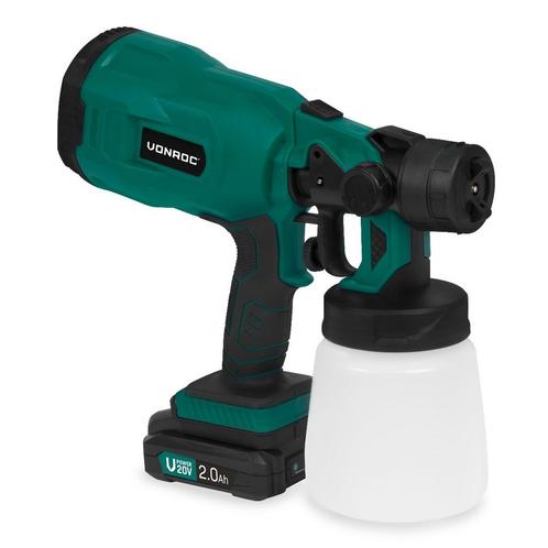 Accu verfspuit 20V – 2.0Ah | Incl. accu en snellader, Doe-het-zelf en Verbouw, Verf, Beits en Lak, Nieuw, Verzenden