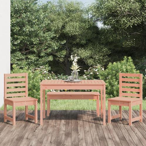 vidaXL 4-delige Tuinset massief douglashout, Tuin en Terras, Tuinsets en Loungesets, Tuinset, Nieuw, 4 zitplaatsen, Verzenden