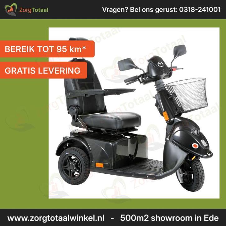 Scootmobiel Mini Crosser X2 3-wiel - Lithium Powered, Diversen, Brommobielen en Scootmobielen, Nieuw, Overige merken, Ophalen of Verzenden