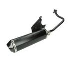 Uitlaat model Akrapovic Piaggio Zip 4-takt zwart
