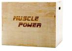 Muscle Power Houten Plyo Box, Verzenden, Nieuw