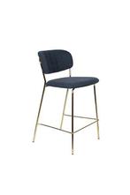 Counter Barkruk 65 cm Mascot Goud/Blauw House of Rebels, Huis en Inrichting, Verzenden, Nieuw