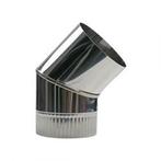 Enkelwandig rookkanaal 130mm met strakke gladde aansluiting, Huis en Inrichting, Kachels, Ophalen of Verzenden, Nieuw
