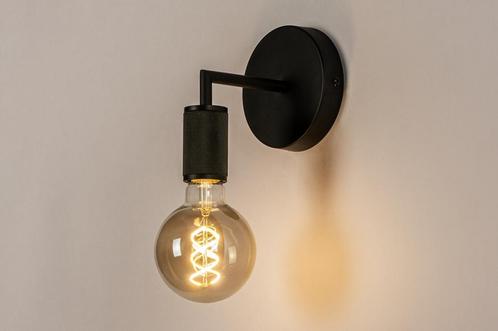 Rietveld Wandlampen - Zwart - Metaal, Aluminium, Huis en Inrichting, Lampen | Wandlampen, Verzenden