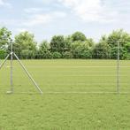 vidaXL Veldhek 1,2x10 m Gegalvaniseerd Staal, Verzenden, Nieuw, IJzer
