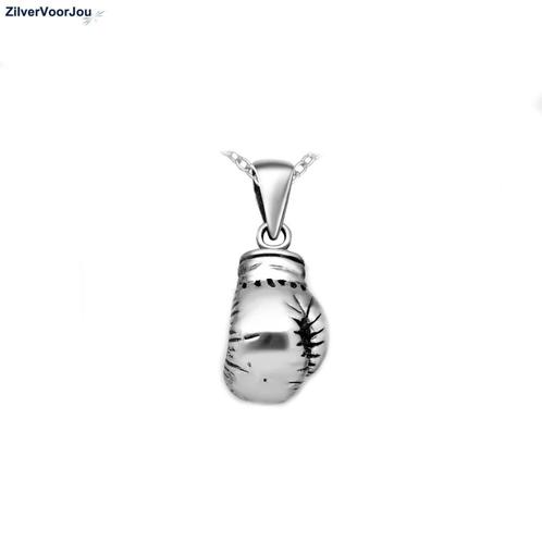 Zilveren kettinghanger bokshandschoen, Sieraden, Tassen en Uiterlijk, Kettinghangers, Nieuw, Verzenden