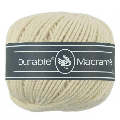 Durable Macramé - 2172 cream - Katoen Garen, Hobby en Vrije tijd, Breien en Haken, Ophalen of Verzenden