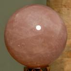 Rozekwarts Fijn gepolijste kwaliteit rozenkwarts bol -, Verzamelen, Mineralen en Fossielen