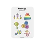 KiddoTags - Sticker Sheet 004 - Baby Toys, Nieuw, Sticker