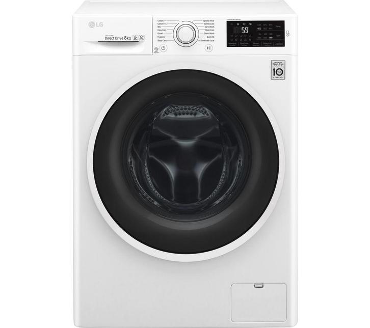 Lg F4j608wn Wasmachine 8kg 1400t, Witgoed en Apparatuur, Wasmachines, Zo goed als nieuw, Voorlader, 85 tot 90 cm, Ophalen of Verzenden