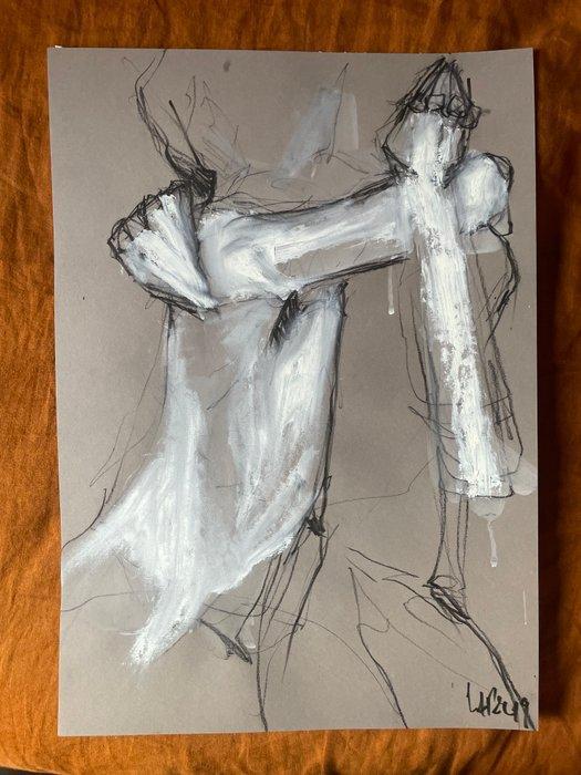 Laurent Anastay Ponsolle - La lutte, Antiek en Kunst, Kunst | Designobjecten