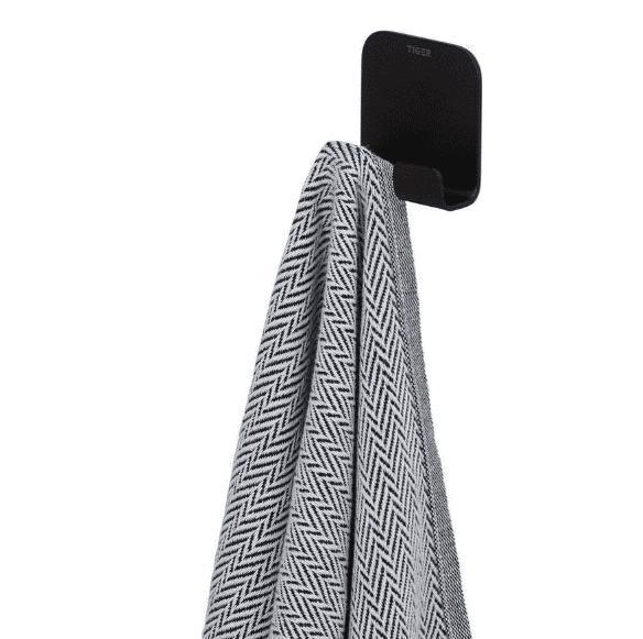 Tiger Colar Handdoekhaak 5 x 4,9 cm - Zonder te boren -, Huis en Inrichting, Badkamer | Badtextiel en Accessoires, Zo goed als nieuw