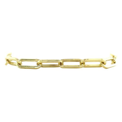 Gouden closed for ever armband 19 cm 14 krt, Sieraden, Tassen en Uiterlijk, Armbanden, Goud, Zo goed als nieuw, Goud, Verzenden