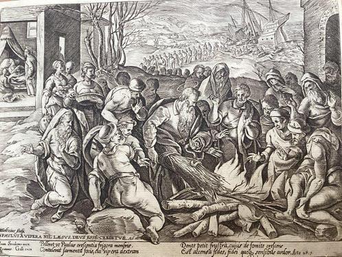 Jan van der Straet (1523-1605), after, by Hendrik Goltzius, Antiek en Kunst, Antiek | Overige Antiek