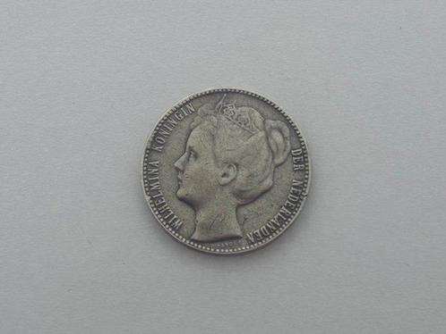 Nederland. Wilhelmina. 1 Gulden 1909 (Zonder Minimumprijs), Postzegels en Munten, Munten | Nederland