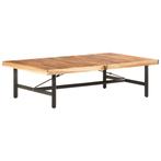 vidaXL Salontafel 142x90x42 cm massief acaciahout, 100 tot 150 cm, Verzenden, Nieuw, 50 tot 100 cm