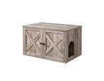 MaxxPet Houten Kattenhuis 80x53x50cm Ivory Bruin (Dier), Dieren en Toebehoren, Verzenden, Nieuw