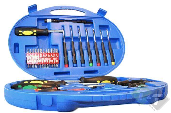 Schroevendraaier En Bitten Set, 42 Delig, Doe-het-zelf en Verbouw, Gereedschap | Handgereedschap, Nieuw, Ophalen of Verzenden