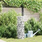 vidaXL Gabion Kraan Zilver 25 x 25 x 100 cm Roestvrij staal, Verzenden, Nieuw