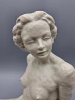 Rosenthal - Fritz Klimsch - sculptuur, Die Hockende - 18.5, Antiek en Kunst, Antiek | Glas en Kristal