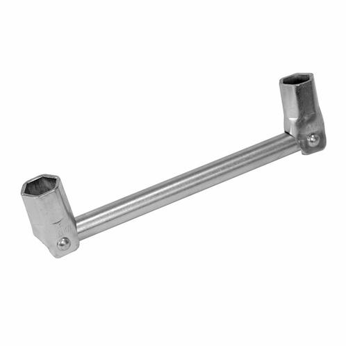 Silverline Dubbelzijdige steigerbouwers moersleutel - dra..., Doe-het-zelf en Verbouw, Gereedschap | Handgereedschap, Nieuw, Ophalen of Verzenden