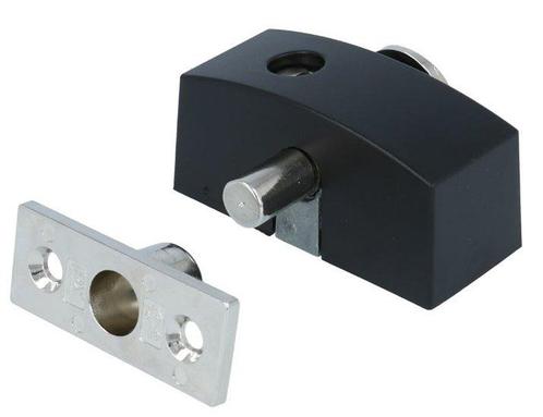 Oplegslot smal met cilinderslot SKG1® Zwart, Doe-het-zelf en Verbouw, Hang- en Sluitwerk, Nieuw, Ophalen of Verzenden