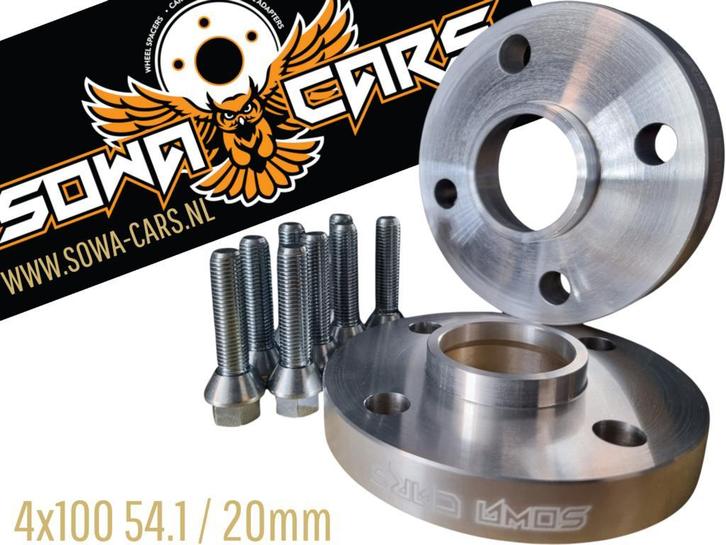 Spacers 20mm Citroen Toyota 4x100 54,1mm Spoorverbreders, Auto diversen, Tuning en Styling, Ophalen of Verzenden