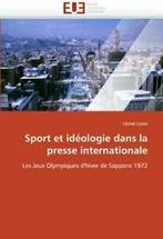Sport et ideologie dans la presse internationale. LOEW-L, Boeken, Overige Boeken, Loew-L, Zo goed als nieuw, Verzenden