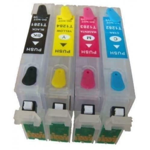 Hervulbare Cartridges voor T1281 T1282 T1284 T1284, Computers en Software, Printerbenodigdheden, Nieuw, Ophalen of Verzenden