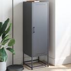 vidaXL buffetkast 36x39x123 cm staal antracietkleurig, Huis en Inrichting, Kasten | Buffetkasten, Minder dan 50 cm, Verzenden